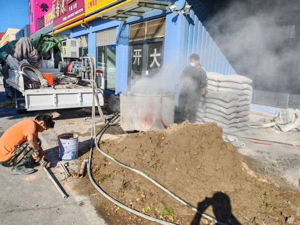 金银川路街道顶管注浆加固